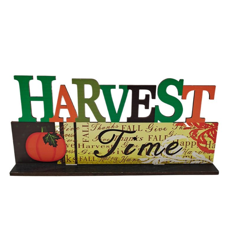 Thanksgiving Wooden Fall Signs β Rustic Harvest Table Decorations & Autumn Centerpieces
