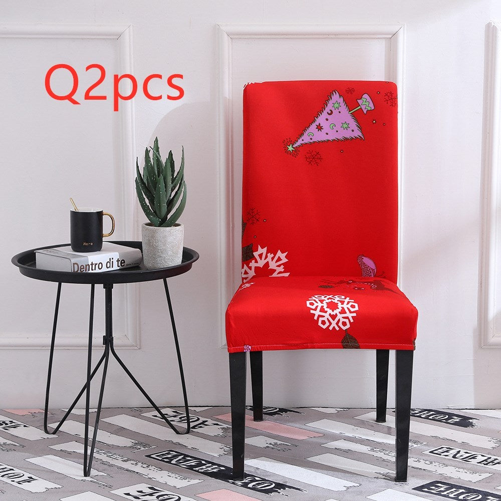 Christmas Universal Elastic Chair Cover – Festive Holiday Decor ✨