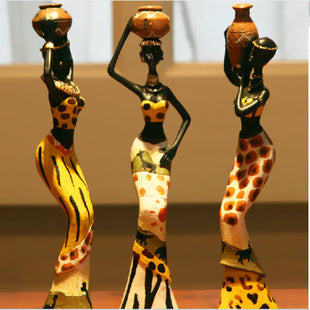 ChatGPT said: Three-Piece Resin Doll Sculpture – Creative Home Déco