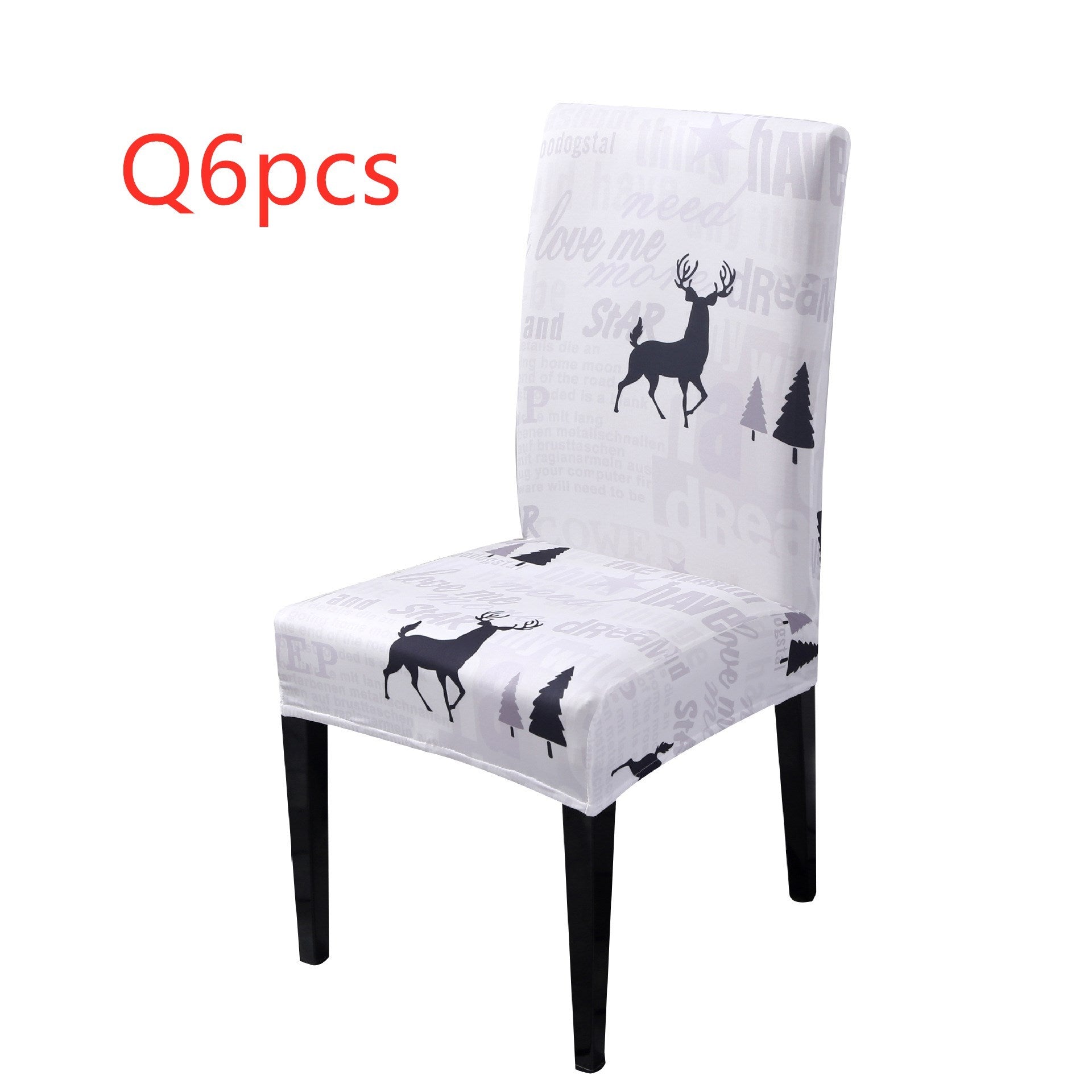 Christmas Universal Elastic Chair Cover – Festive Holiday Decor ✨