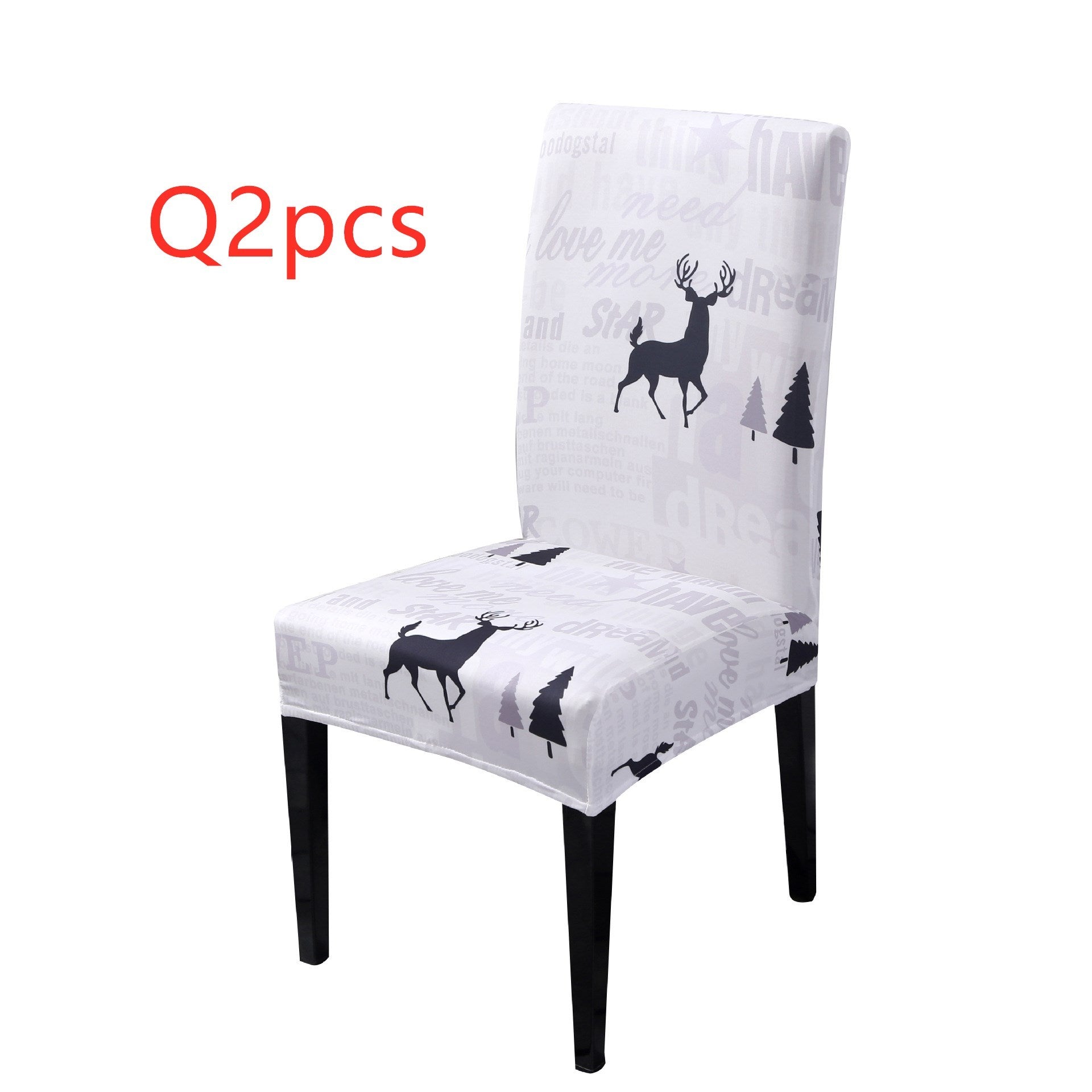 Christmas Universal Elastic Chair Cover – Festive Holiday Decor ✨