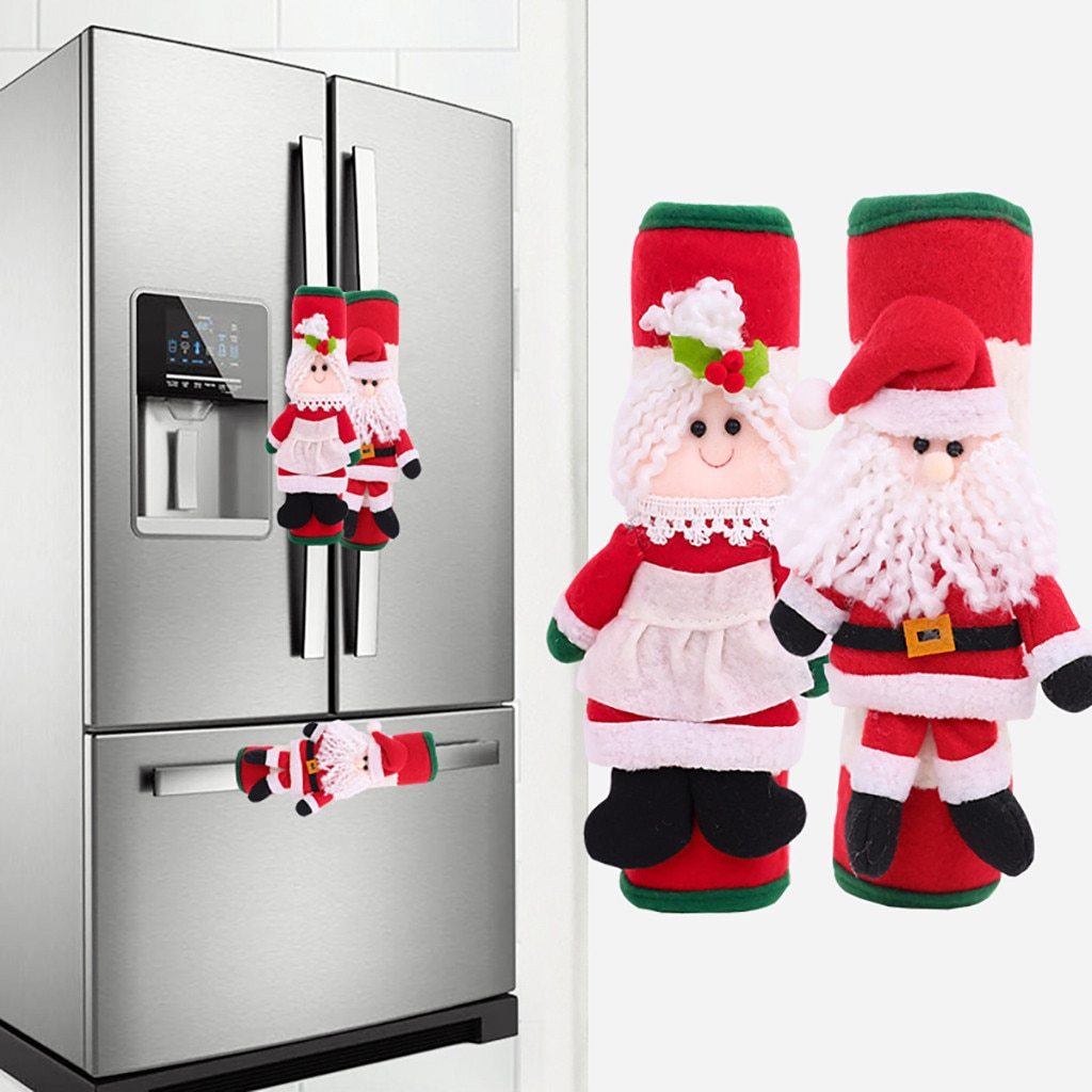 Christmas Refrigerator Handle Gloves