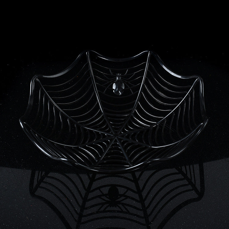 Halloween Spider Web Fruit Plate Decoration