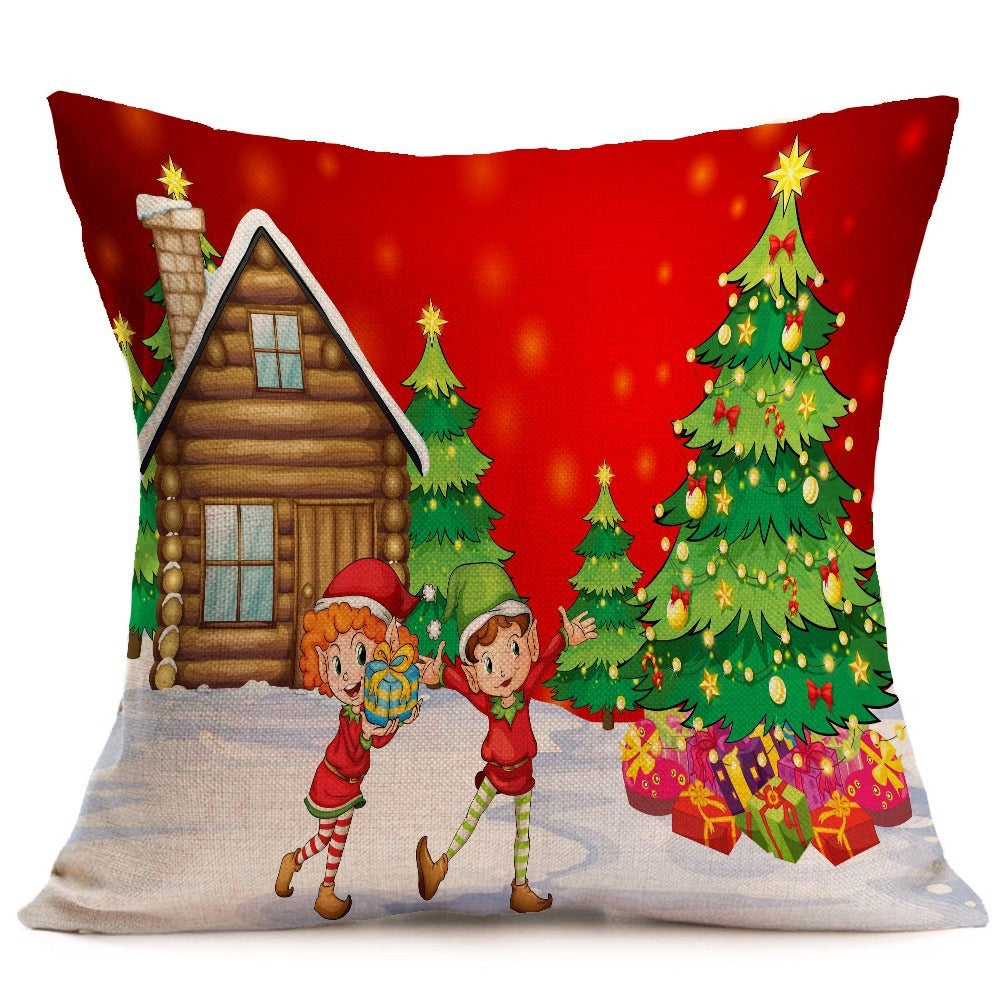 Christmas Festive Pattern Car & Sofa Pillow Pillowcase ✨