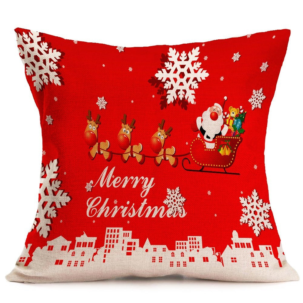 Christmas Festive Pattern Car & Sofa Pillow Pillowcase ✨