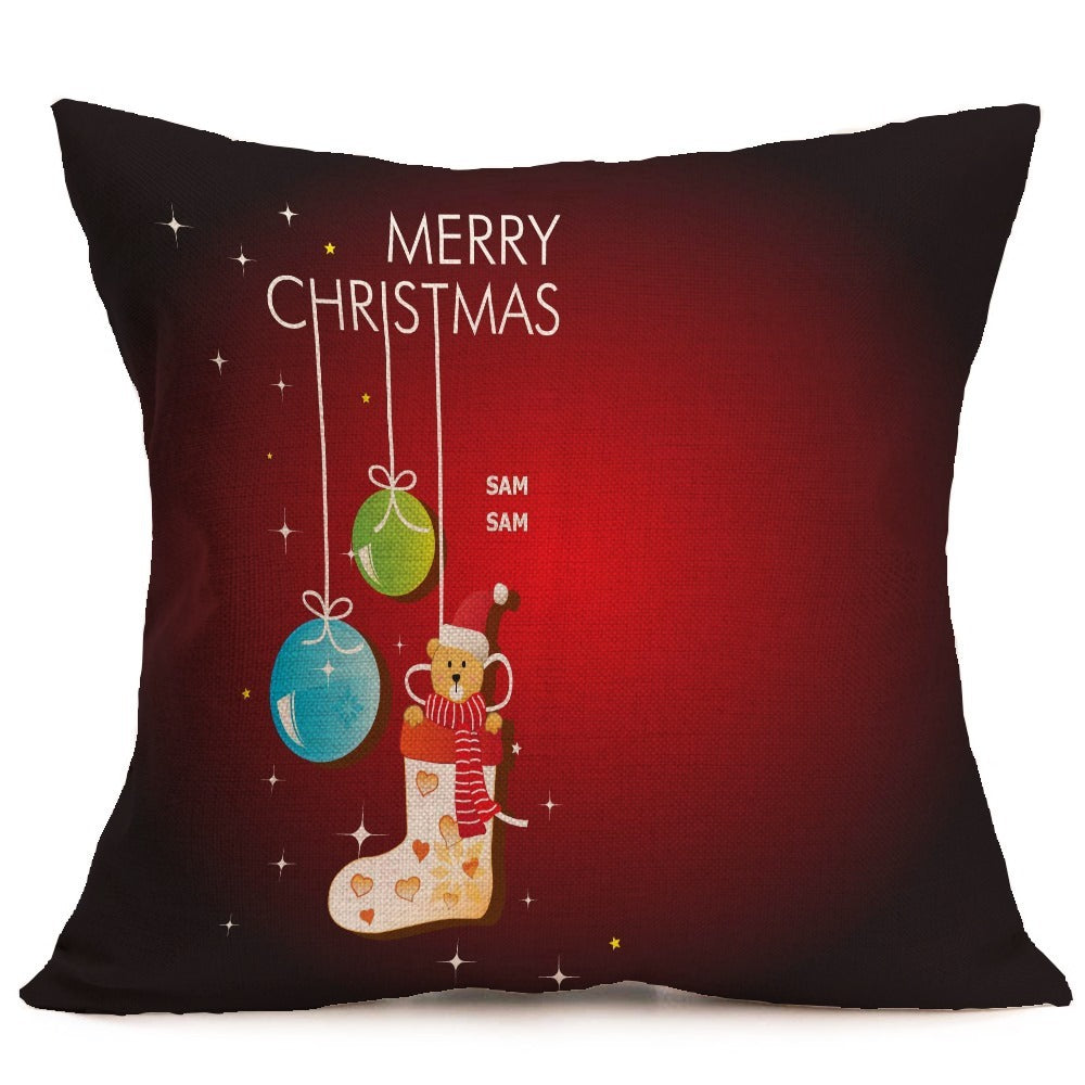 Christmas Festive Pattern Car & Sofa Pillow Pillowcase ✨
