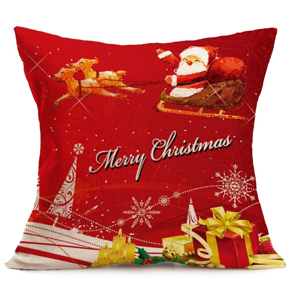 Christmas Festive Pattern Car & Sofa Pillow Pillowcase ✨
