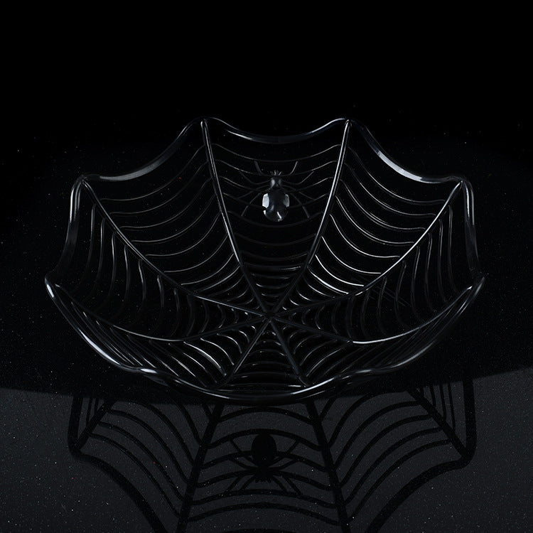 Halloween Spider Web Fruit Plate Decoration