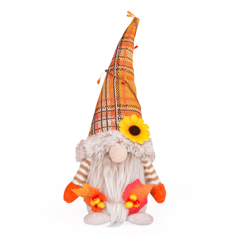 Thanksgiving Rudolf Faceless Doll