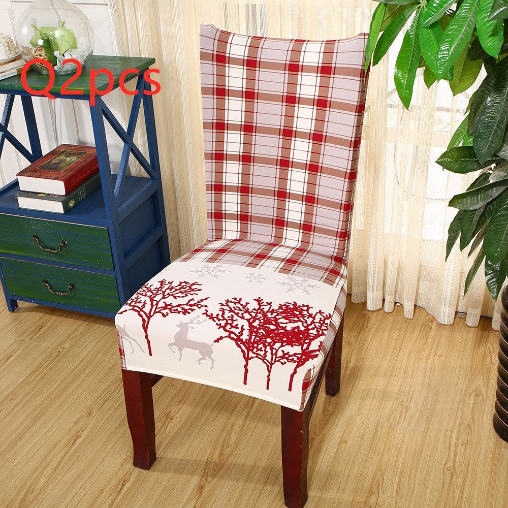 Christmas Universal Elastic Chair Cover – Festive Holiday Decor ✨