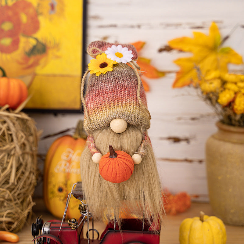 Thanksgiving Harvest Season Rudolf Doll