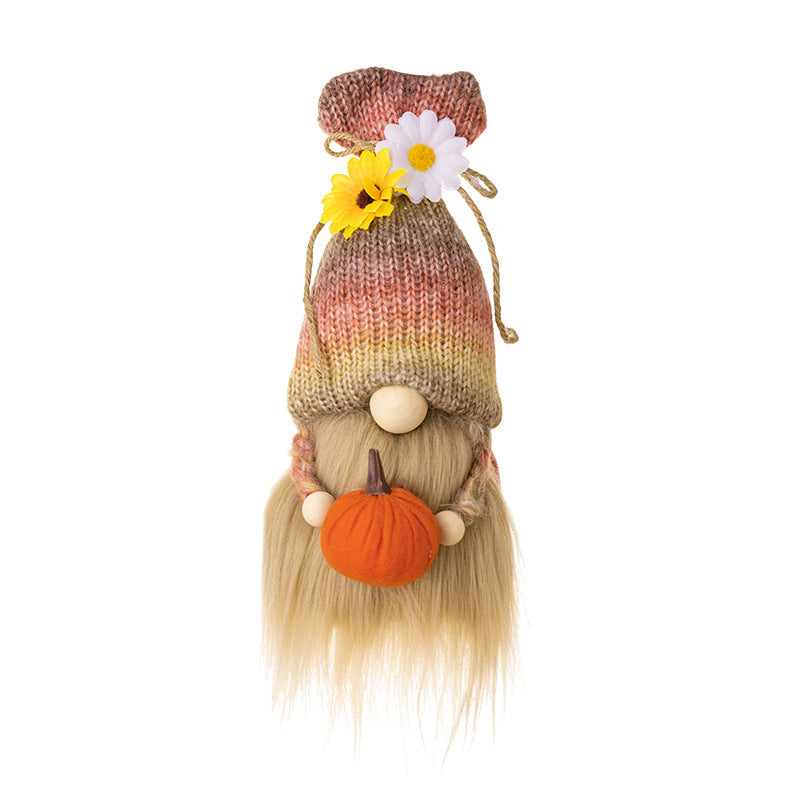 Thanksgiving Harvest Season Rudolf Doll