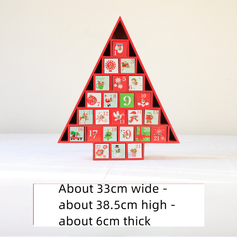 Christmas Wooden Countdown Calendar ✨