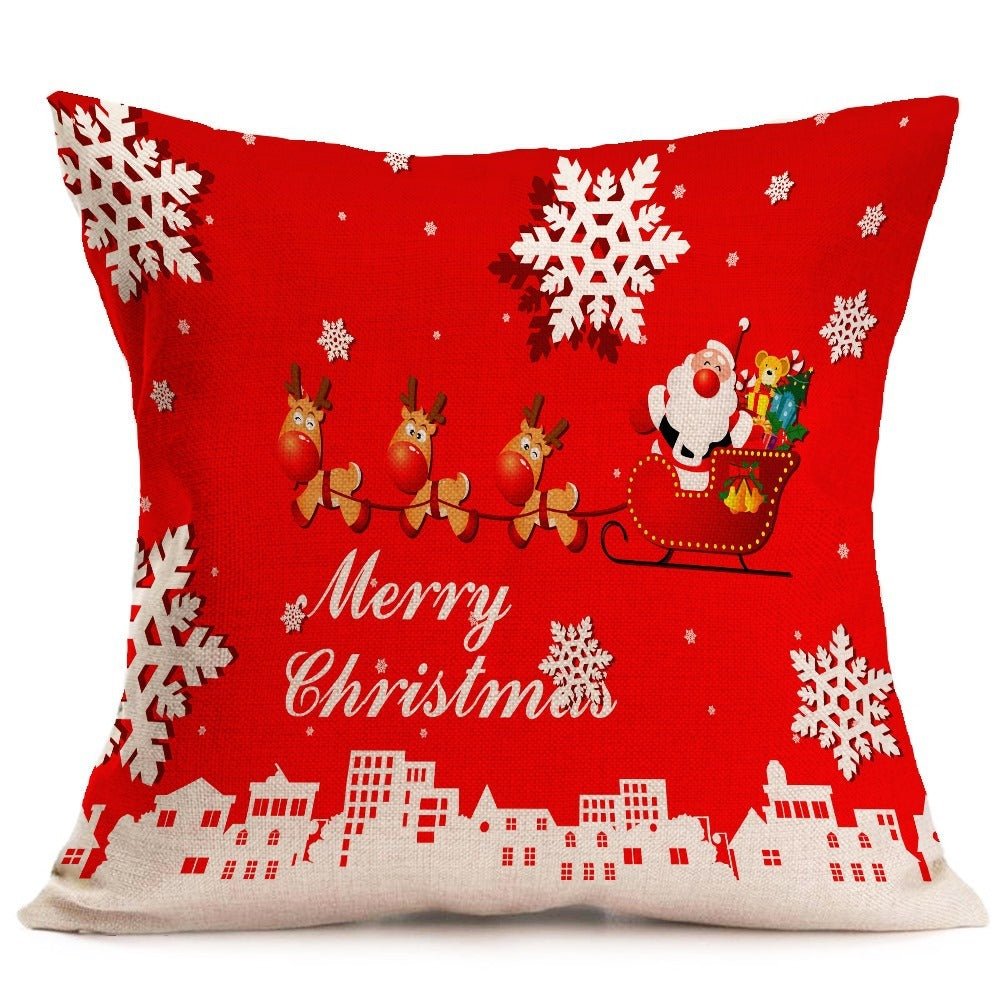 Christmas Festive Pattern Car & Sofa Pillow Pillowcase ✨