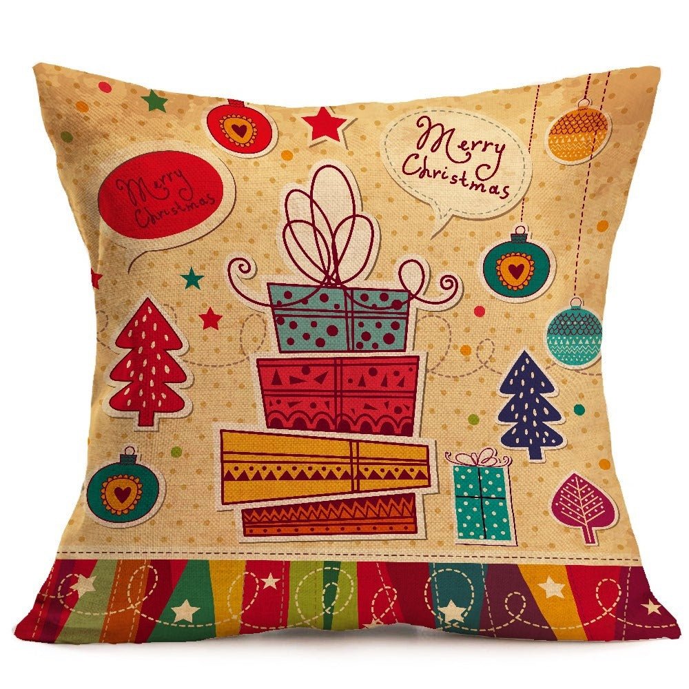 Christmas Festive Pattern Car & Sofa Pillow Pillowcase ✨