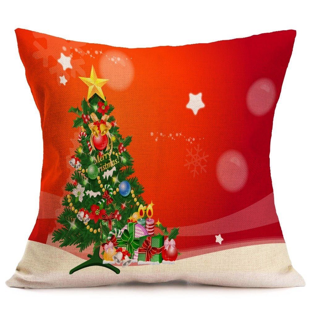 Christmas Festive Pattern Car & Sofa Pillow Pillowcase ✨