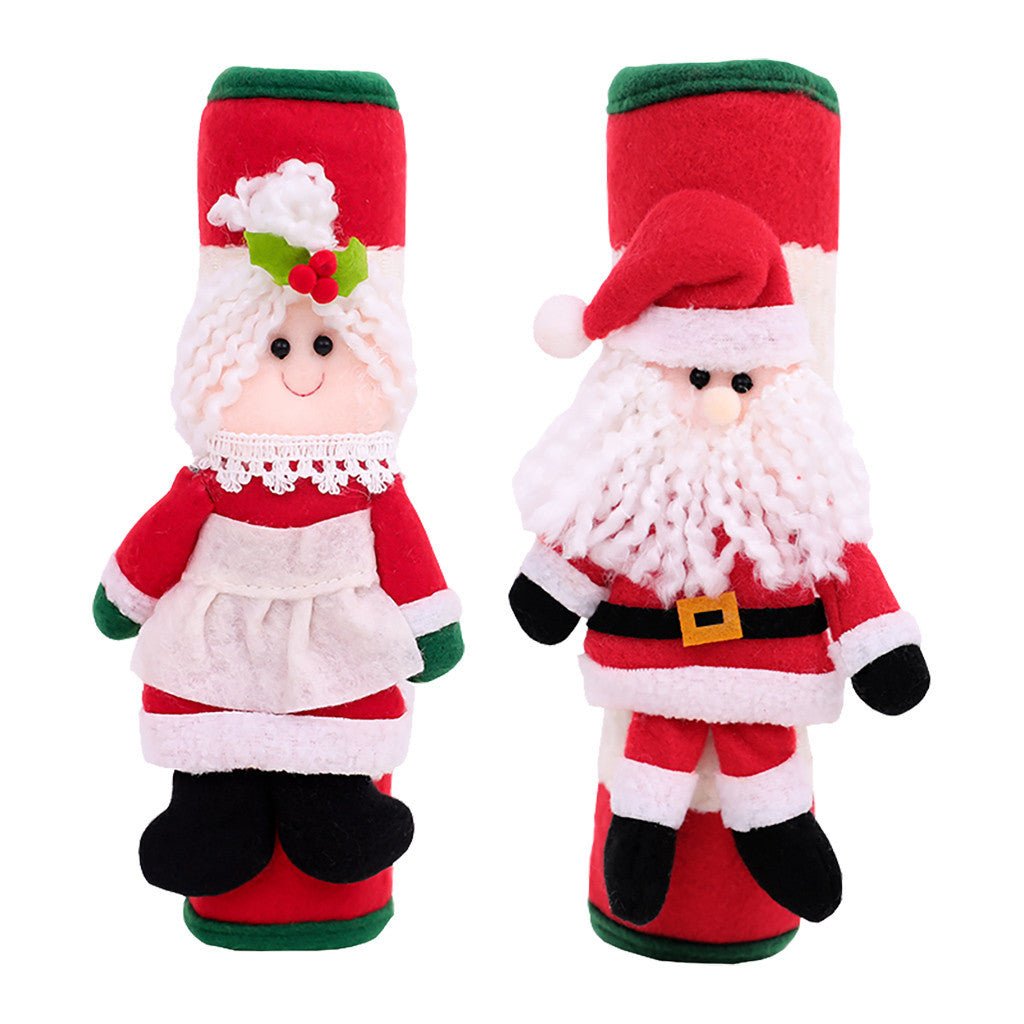 Christmas Refrigerator Handle Gloves