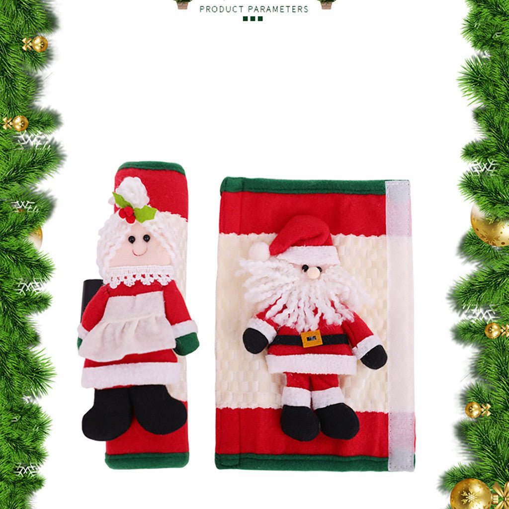 Christmas Refrigerator Handle Gloves