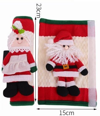 Christmas Refrigerator Handle Gloves