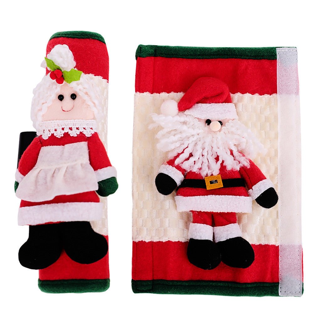 Christmas Refrigerator Handle Gloves