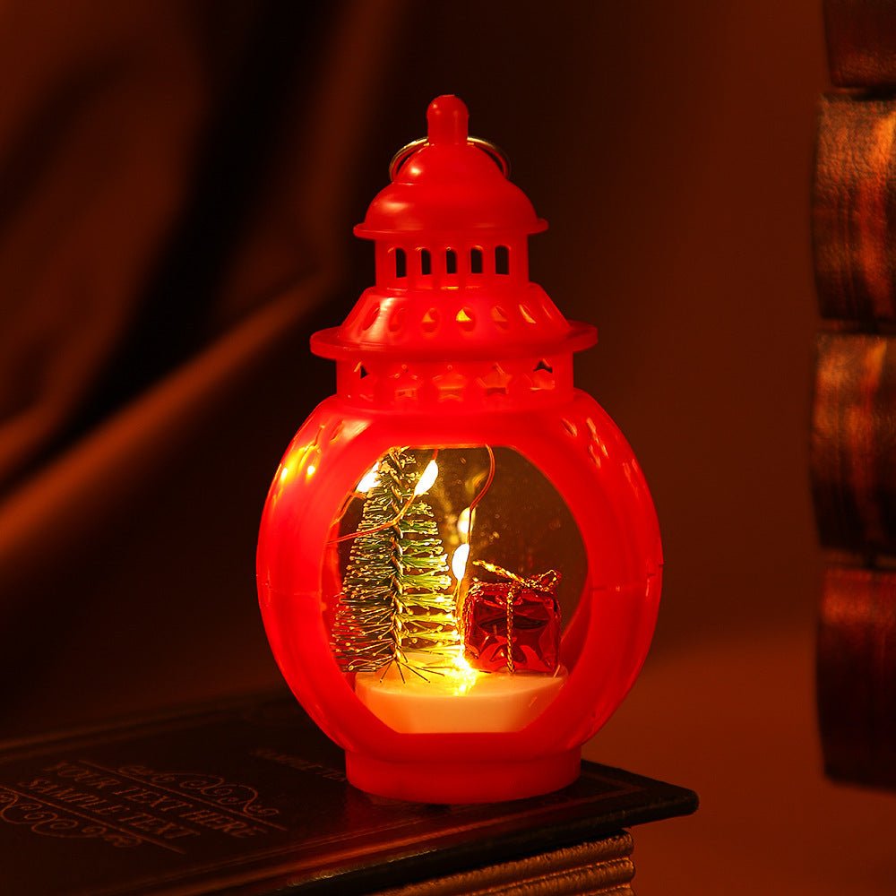 Christmas Retro Style Lantern – Festive Atmosphere Decor