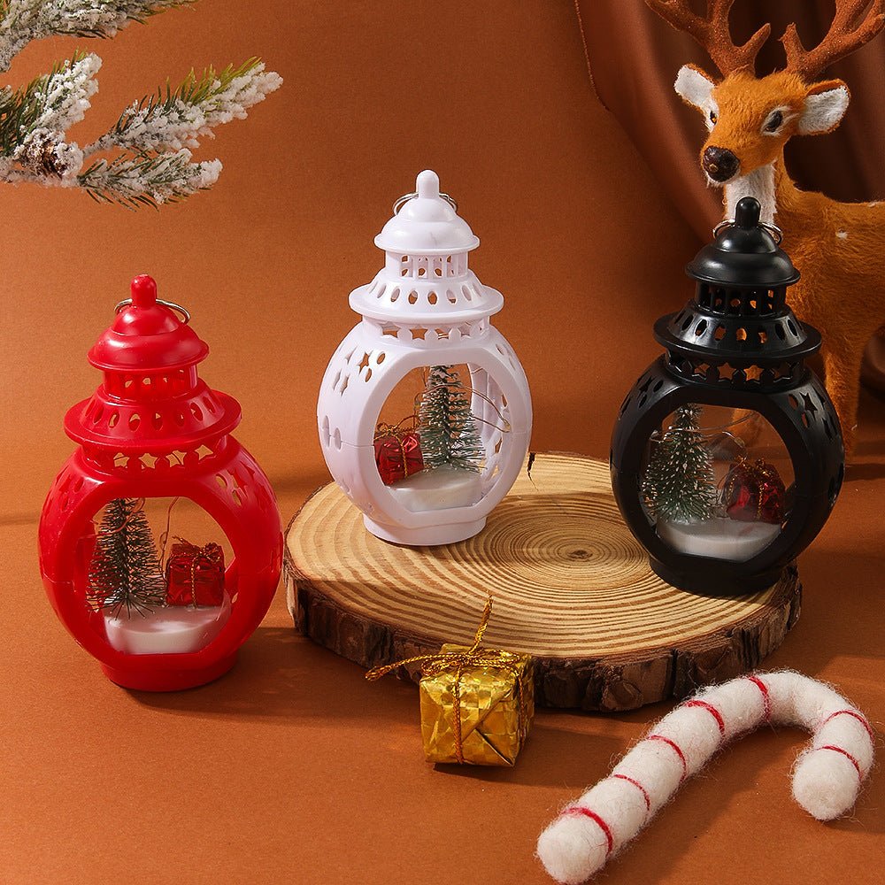 Christmas Retro Style Lantern – Festive Atmosphere Decor