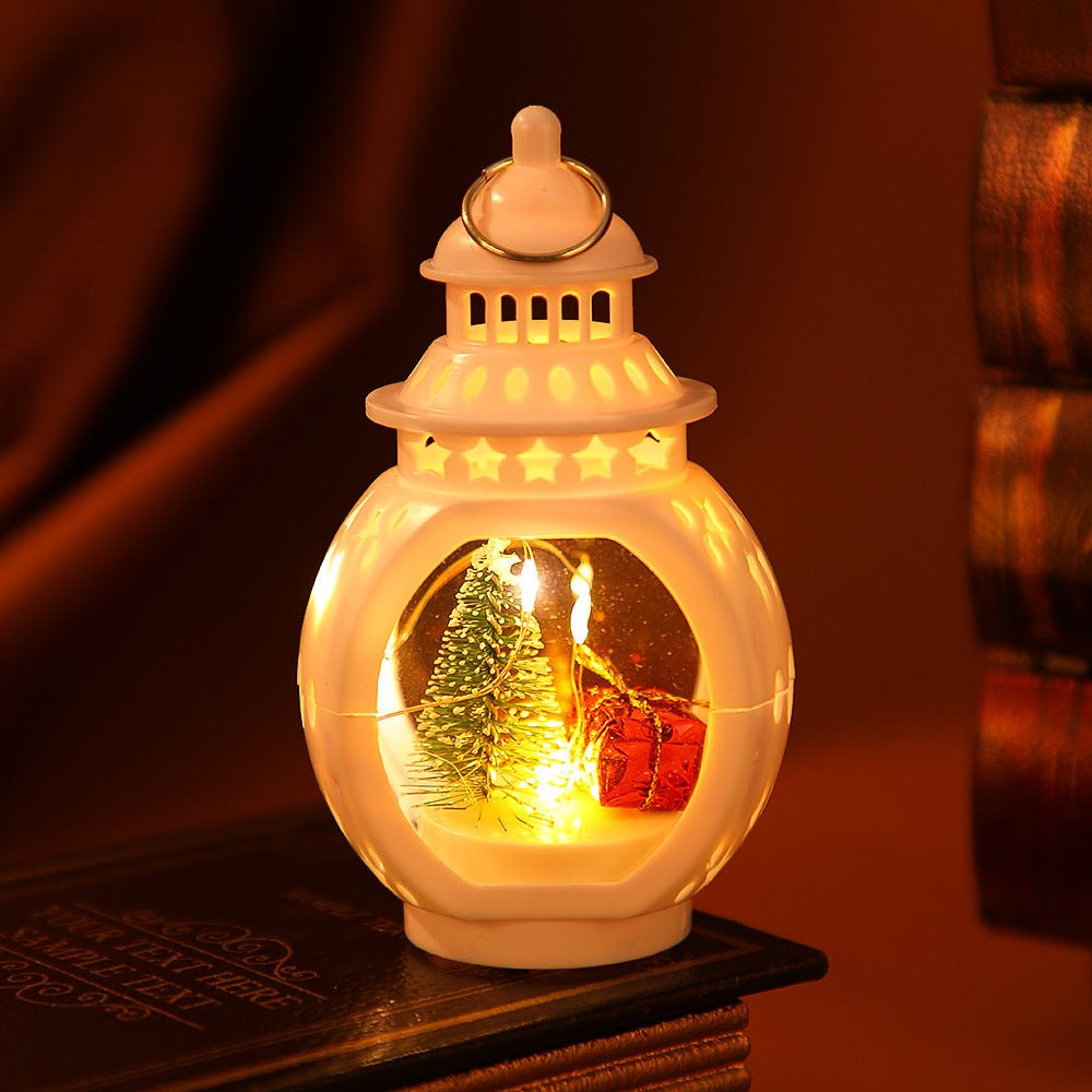 Christmas Retro Style Lantern – Festive Atmosphere Decor