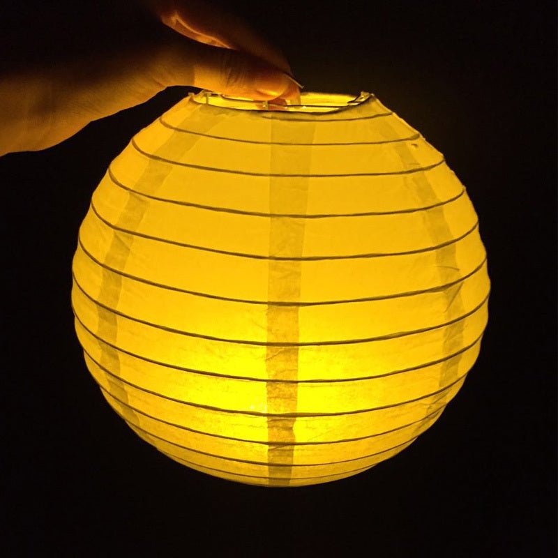 Colorful Mid - Autumn Festival Paper Lanterns – LED Light Decorative Lanterns for Festive Celebrations