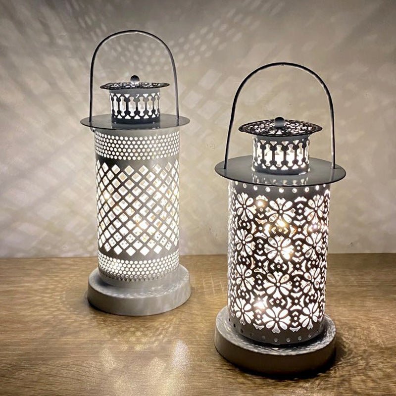 Creative Hollow Wind Lanterns – Handmade Iron Home Décor Lanterns