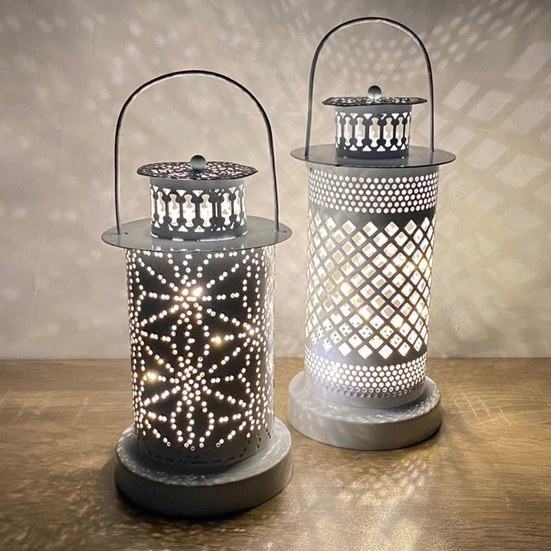 Creative Hollow Wind Lanterns – Handmade Iron Home Décor Lanterns