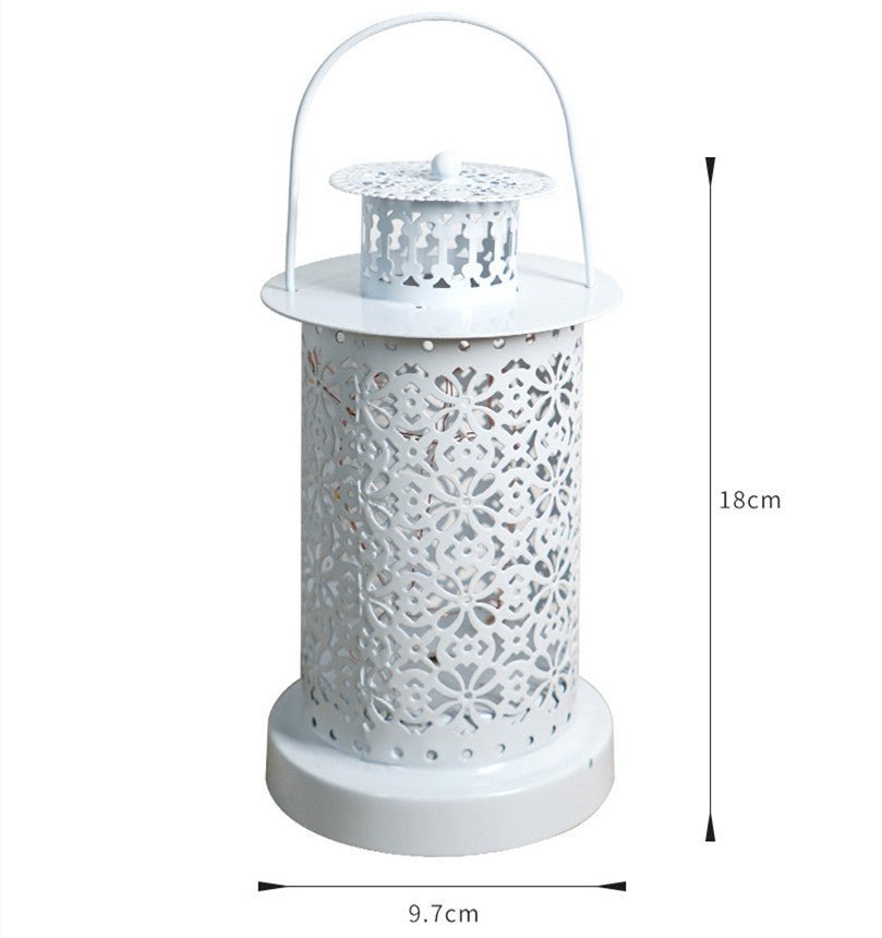 Creative Hollow Wind Lanterns – Handmade Iron Home Décor Lanterns