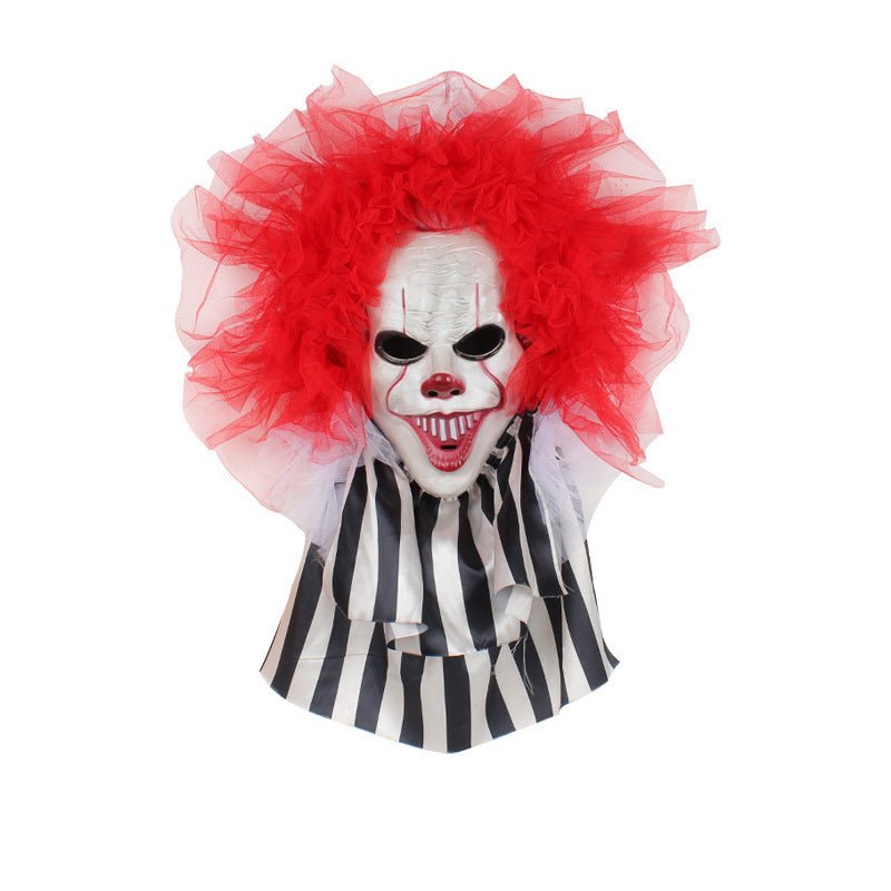Halloween Horror Clown Wreath – Spooky Door & Wall Hanging Decoration