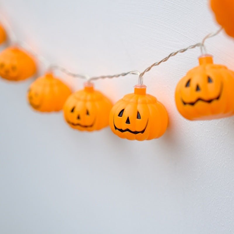 Halloween LED String Lights – Pumpkin Decorative Lights for Spooky Home Décor