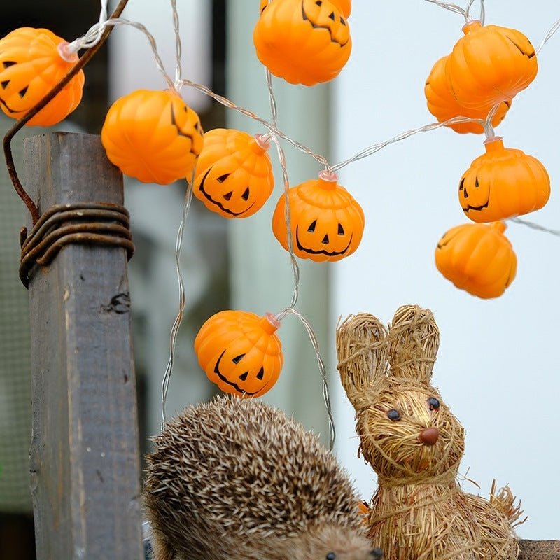 Halloween LED String Lights – Pumpkin Decorative Lights for Spooky Home Décor