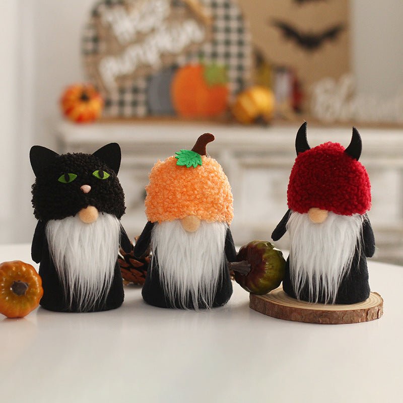 Halloween Muppet Ornaments – Faceless Doll Decorations
