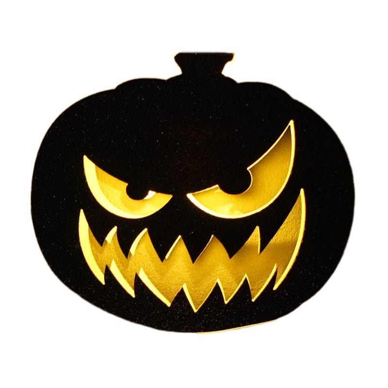 Halloween Paper LED String Lights – Pumpkin Shaped Party Decor