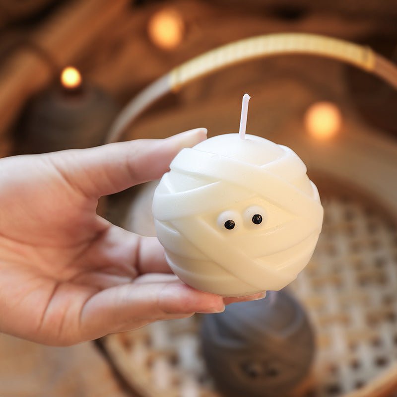 Halloween Rose Scented Sphere Candle – Handmade Soy Wax
