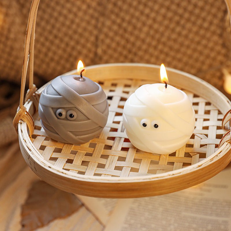 Halloween Rose Scented Sphere Candle – Handmade Soy Wax