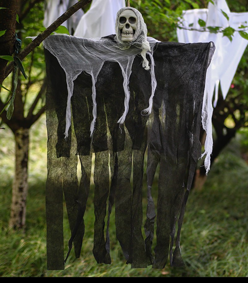 Halloween Skull Ghost Hanging Decoration – Haunted House & Tree Ornament