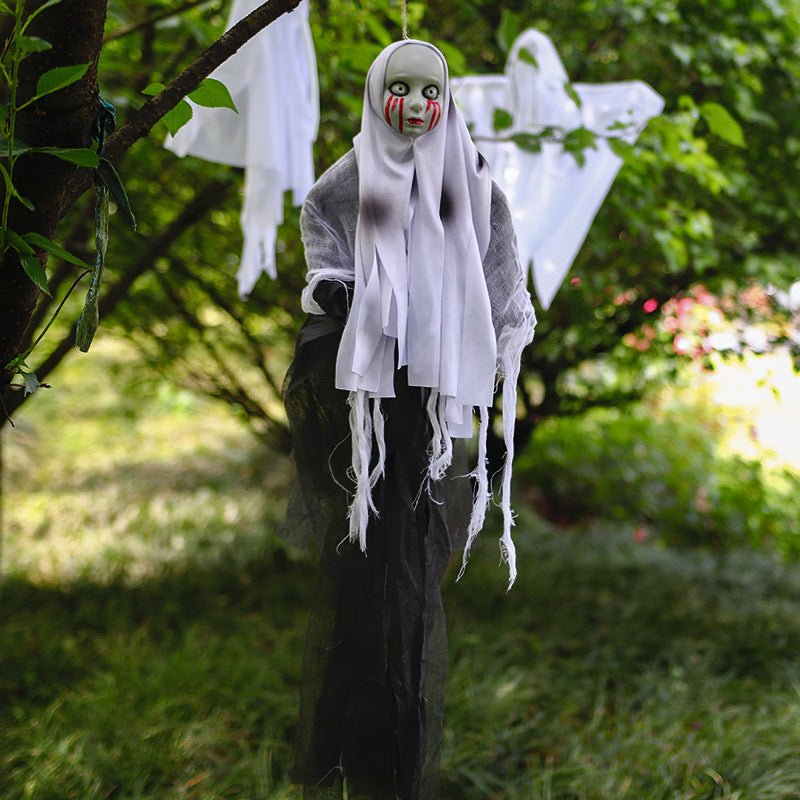 Halloween Skull Ghost Hanging Decoration – Haunted House & Tree Ornament