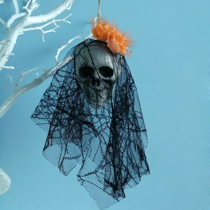 Halloween Skull Hanging Decor – Spooky Foam Skeleton Prop