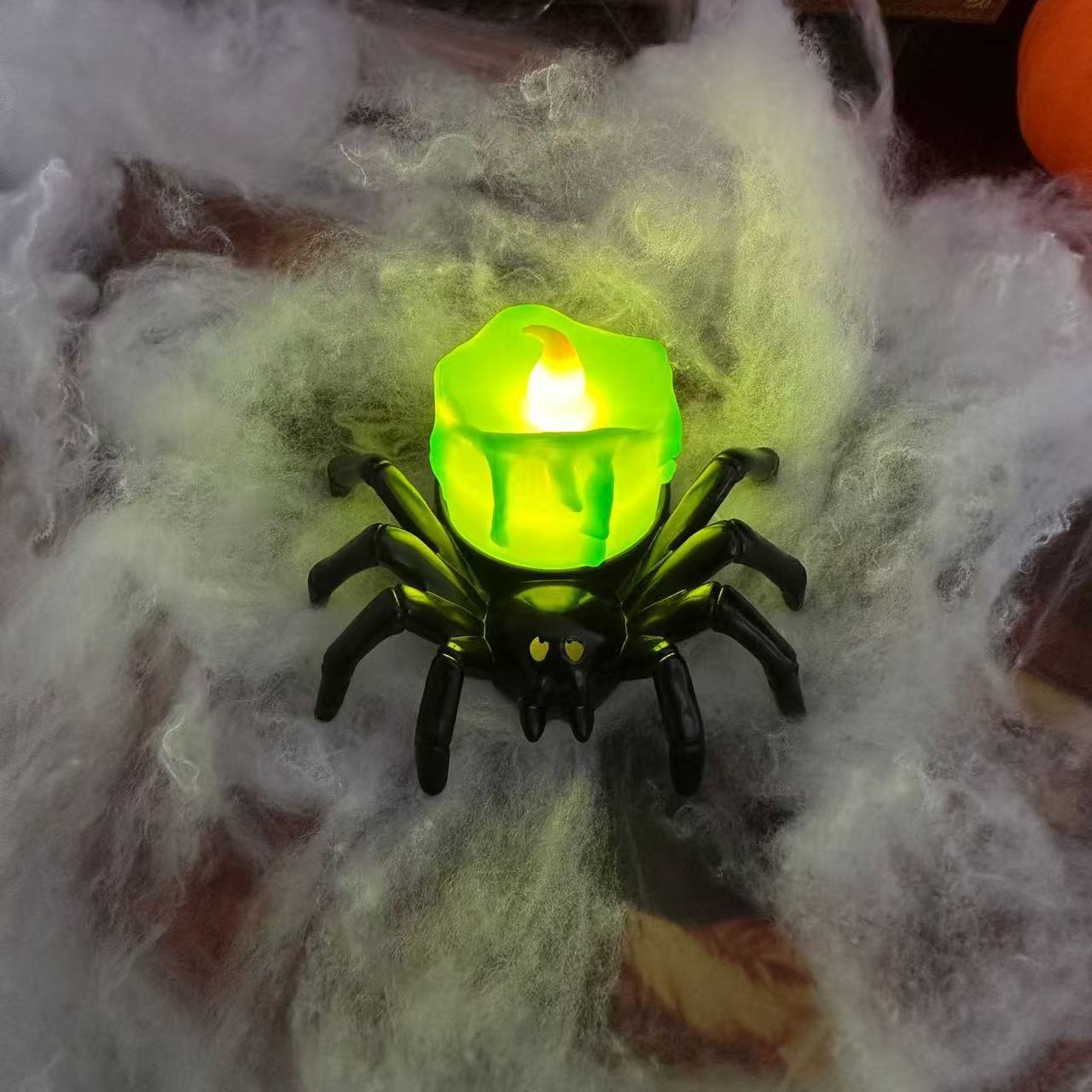 Halloween Spider Night Lights – Party & Haunted House Decor