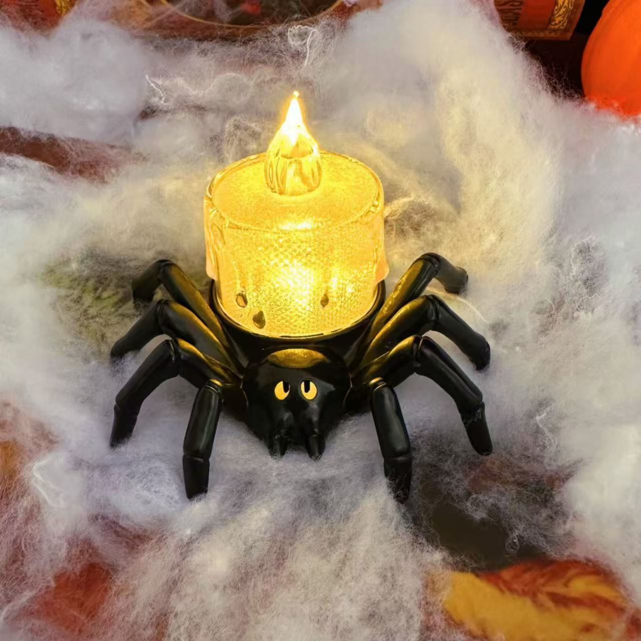 Halloween Spider Night Lights – Party & Haunted House Decor