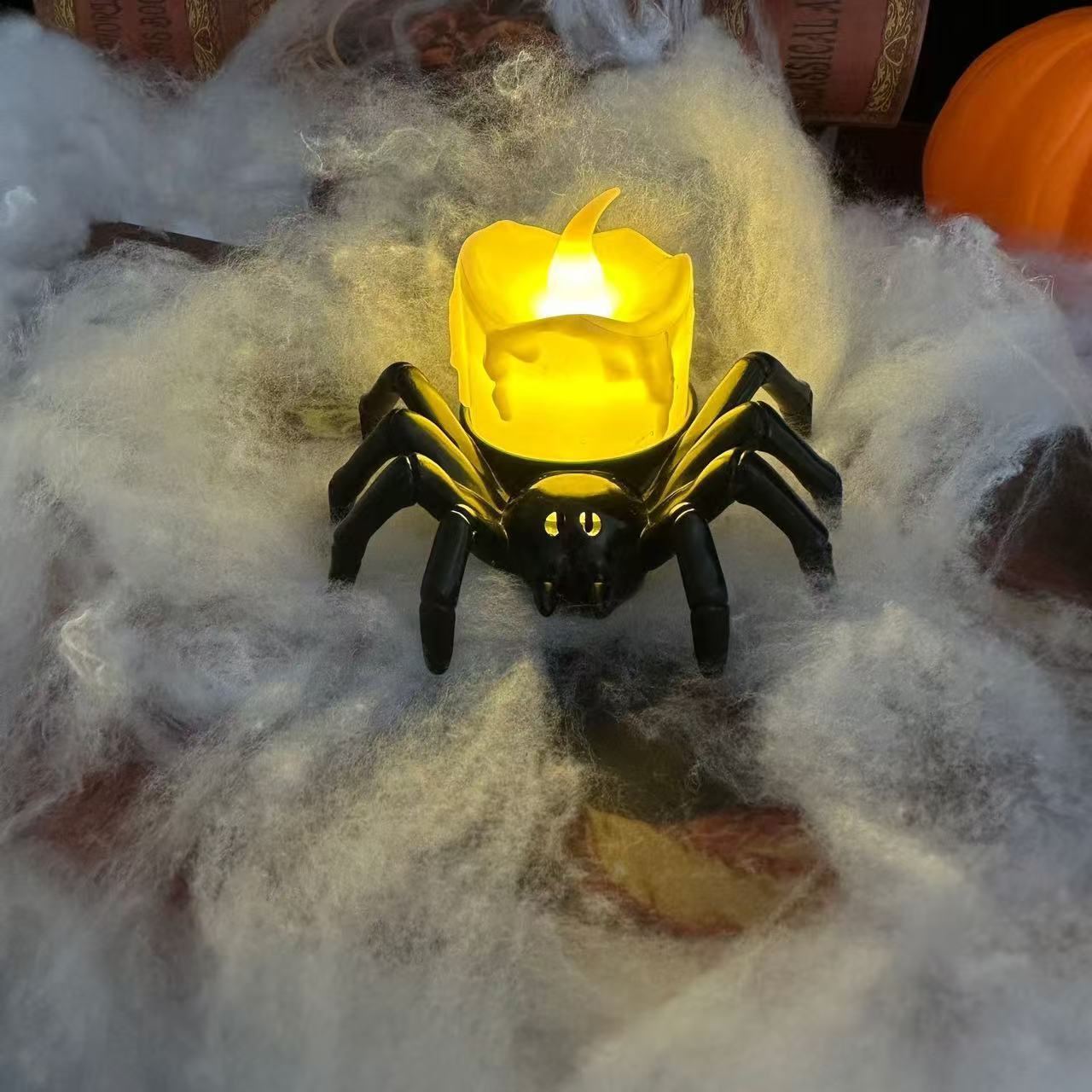 Halloween Spider Night Lights – Party & Haunted House Decor