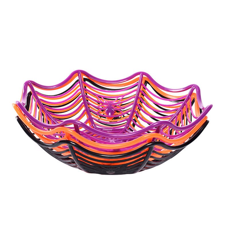 Halloween Spider Web Fruit Plate Decoration