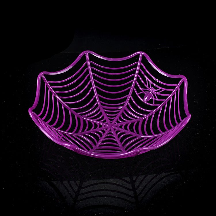 Halloween Spider Web Fruit Plate Decoration