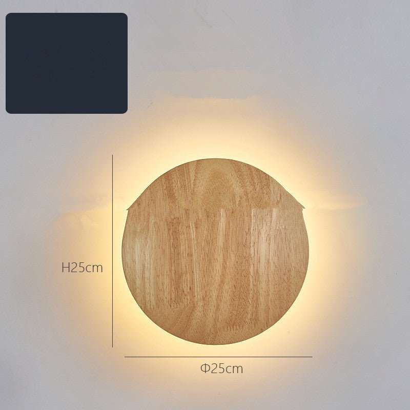 Log Art Wall Lamp – Modern Wooden LED Wall Light for Home Décor (Model MYB083)