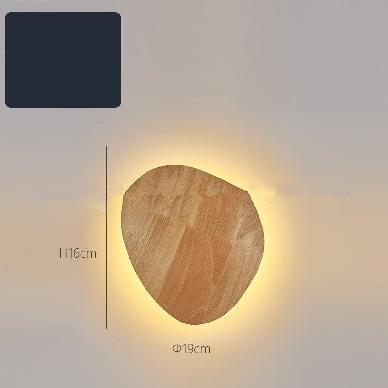 Log Art Wall Lamp – Modern Wooden LED Wall Light for Home Décor (Model MYB083)