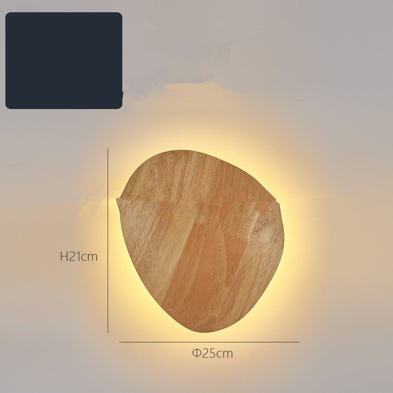 Log Art Wall Lamp – Modern Wooden LED Wall Light for Home Décor (Model MYB083)