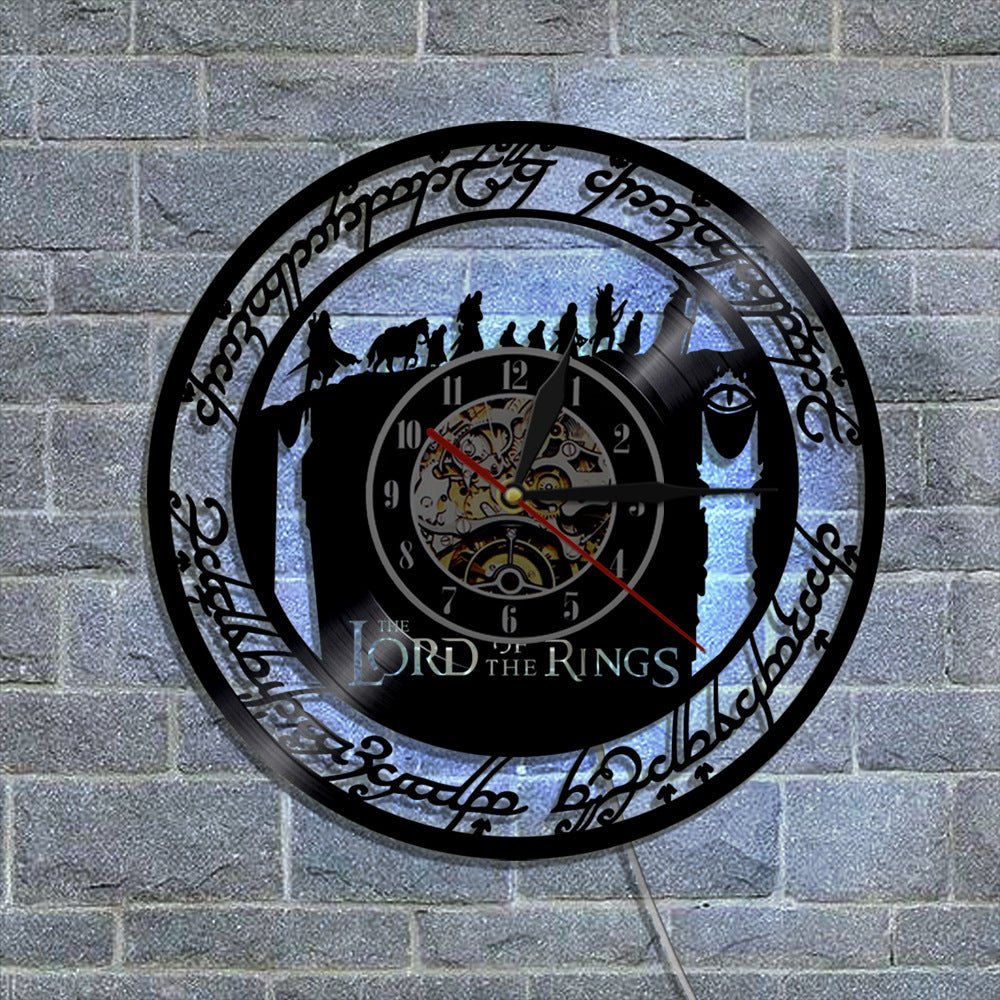 Modern Wall Art Clock – Stylish Vinyl Record Decorative Wall Clock (12 - Inch Quartz Design)